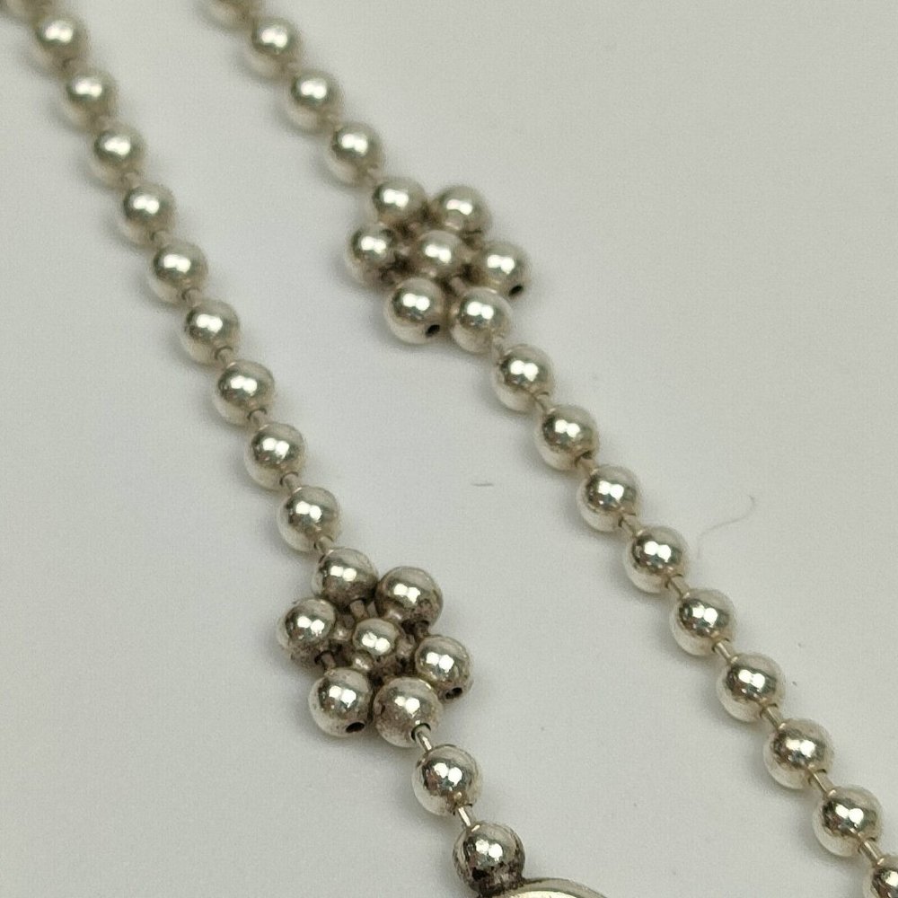 Gucci Sterling Silver Interlocking G Cluster Chai… - image 5